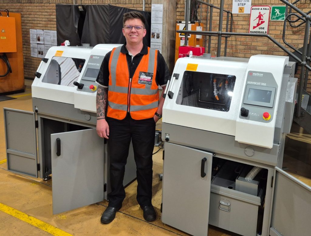 Another Successful Installation! SPS Proudly Completes the Installation of Two Metkon Servocut-302 Fully-Automatic Cut-Off Machines